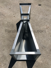 Load image into Gallery viewer, 2-inch galvanized steel parshall flume - top view