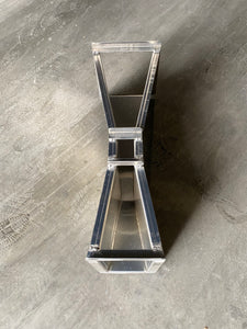 Aluminum 3-inch Parshall Flume - top view